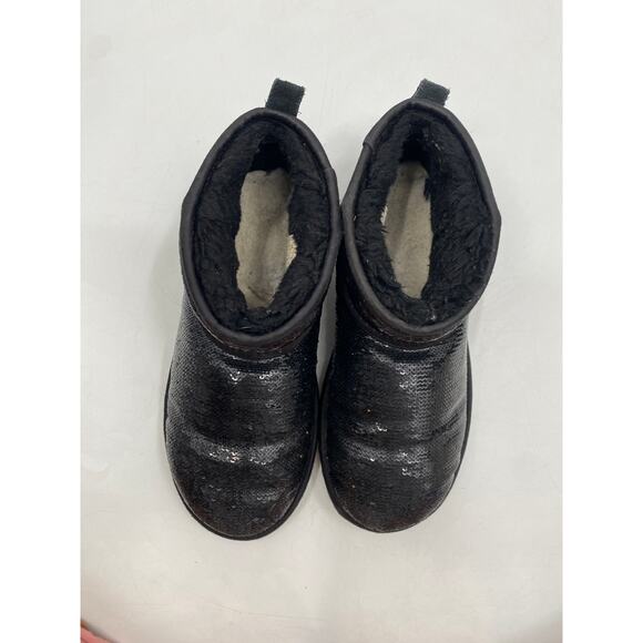 Ugg Ultra mini black sequin boots - Picture 4 of 8